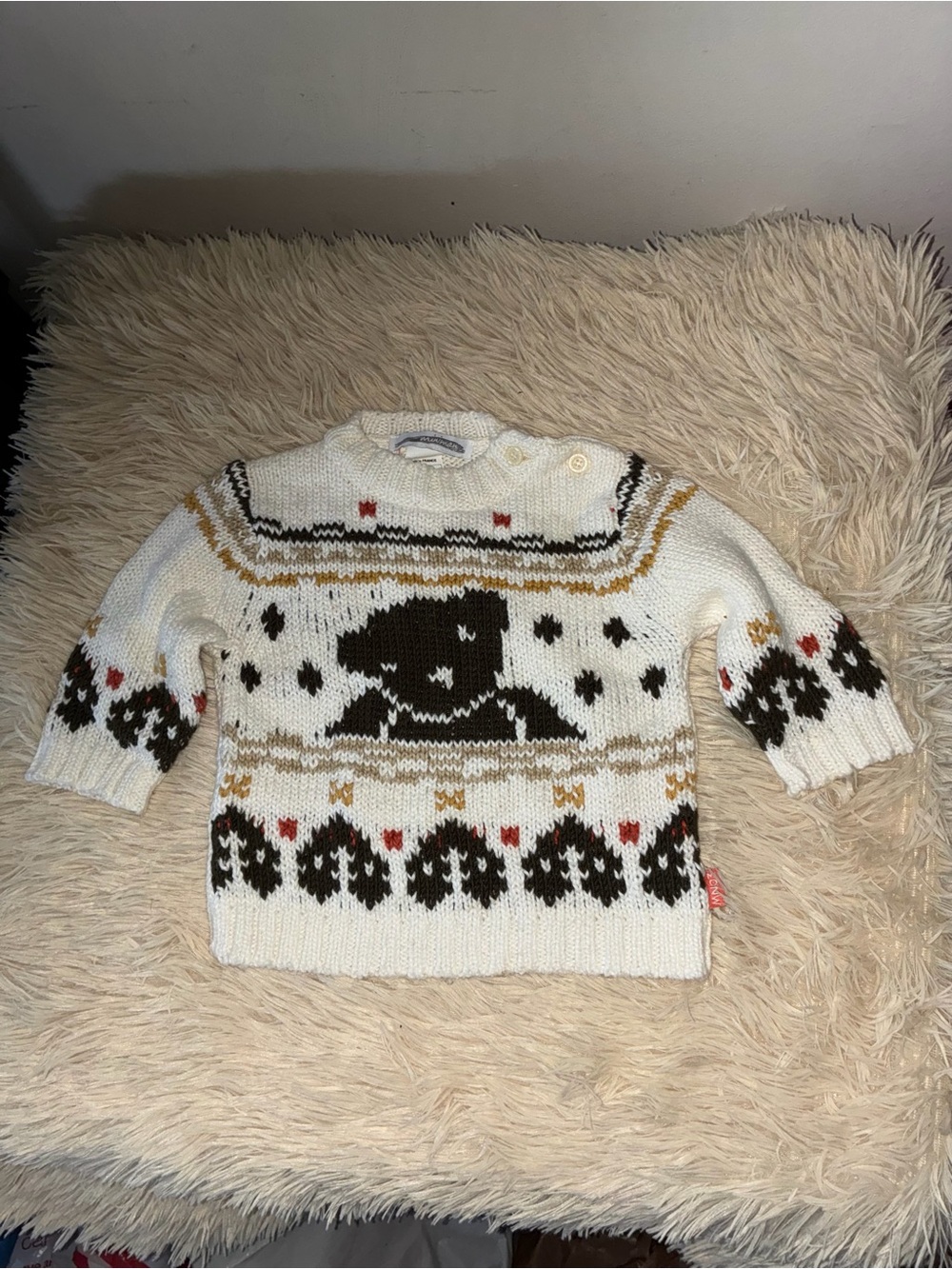 Infants “miniman” Sweater.  Size 6 Months.